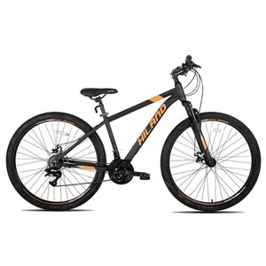 Mountainbike med stor skivebremse