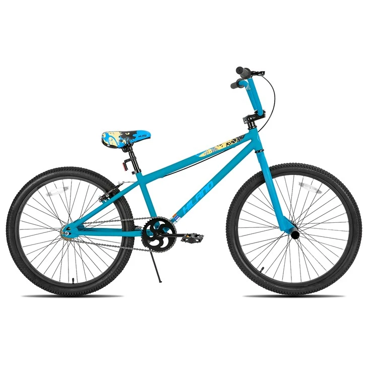 Joykie Hiland 24 26 tommer BMX -cykel til til teencykel og voksne cykler, begyndere - niveau BMX til avancerede ryttere med 2 knagter, cykler til mænd og kvinder, flere farver